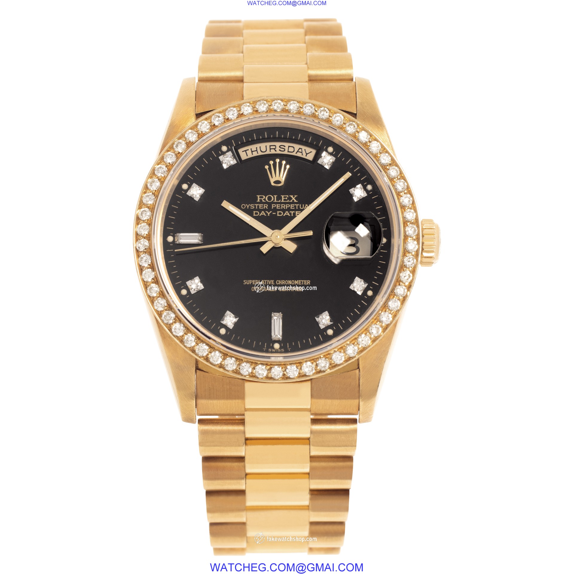 Rolex 18238 Day-Date Automatic Male 18k yellow gold 2