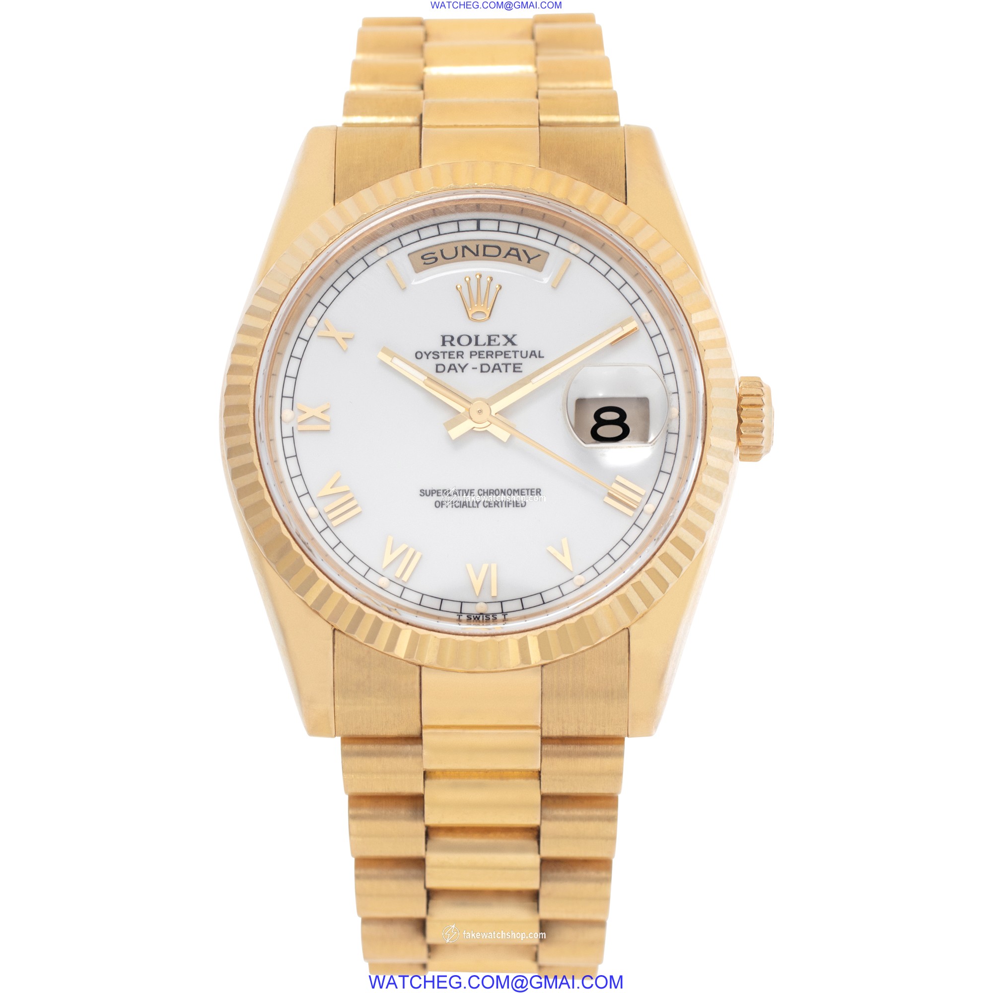 Rolex 118238 Day-Date Automatic Male 18k yellow gold 2