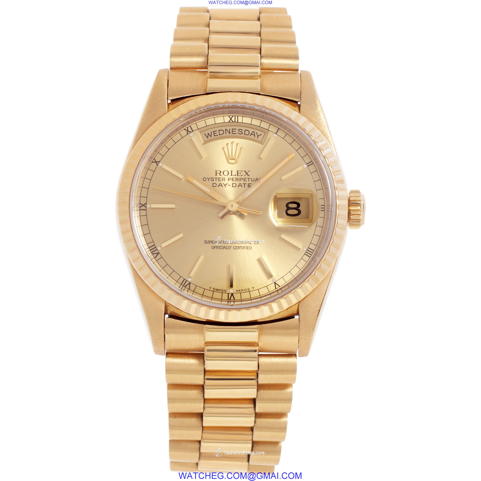 Rolex 18238 Day-Date Automatic Male 18k yellow gold 2