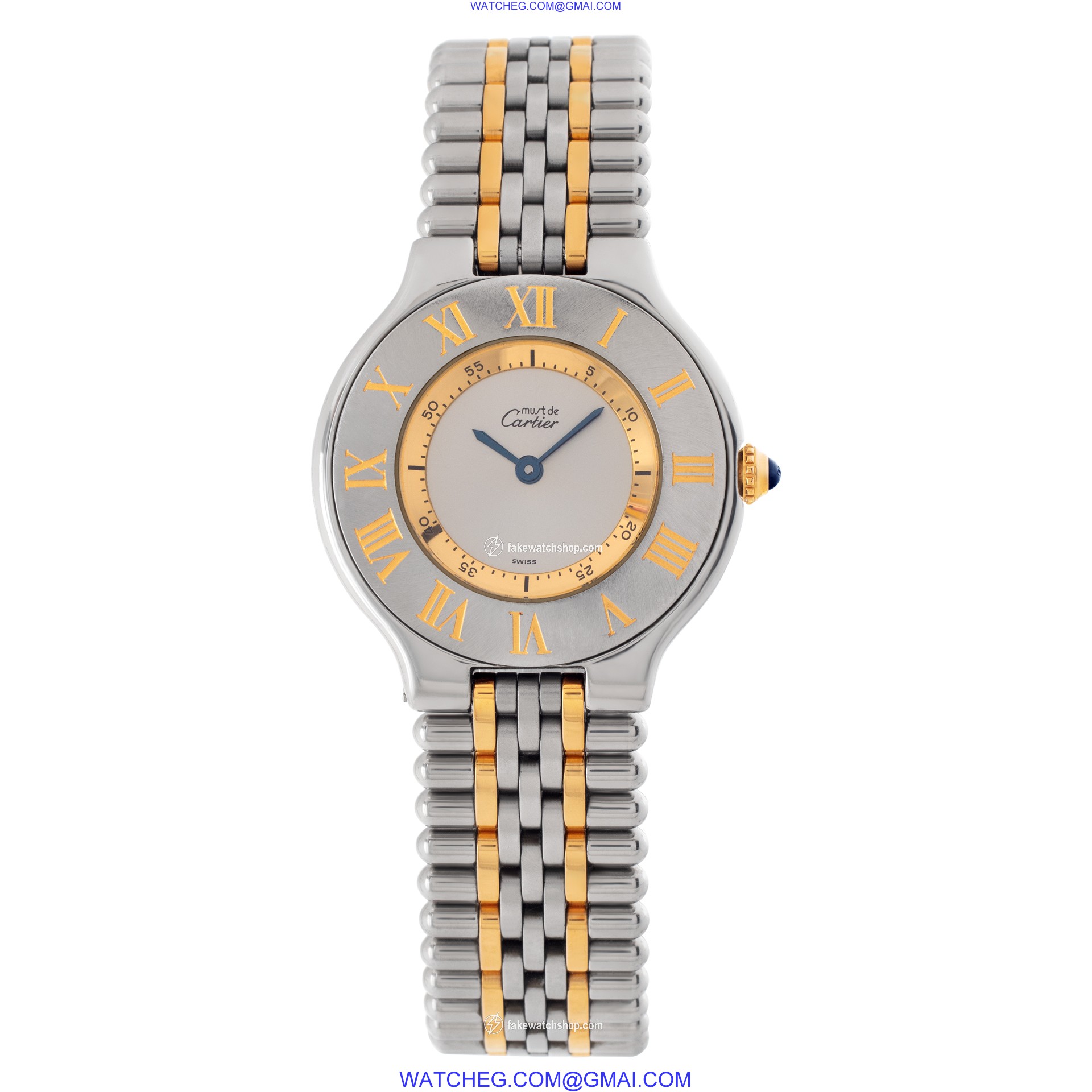 Cartier 1330 Must de Quartz Female Stainless Steel 2