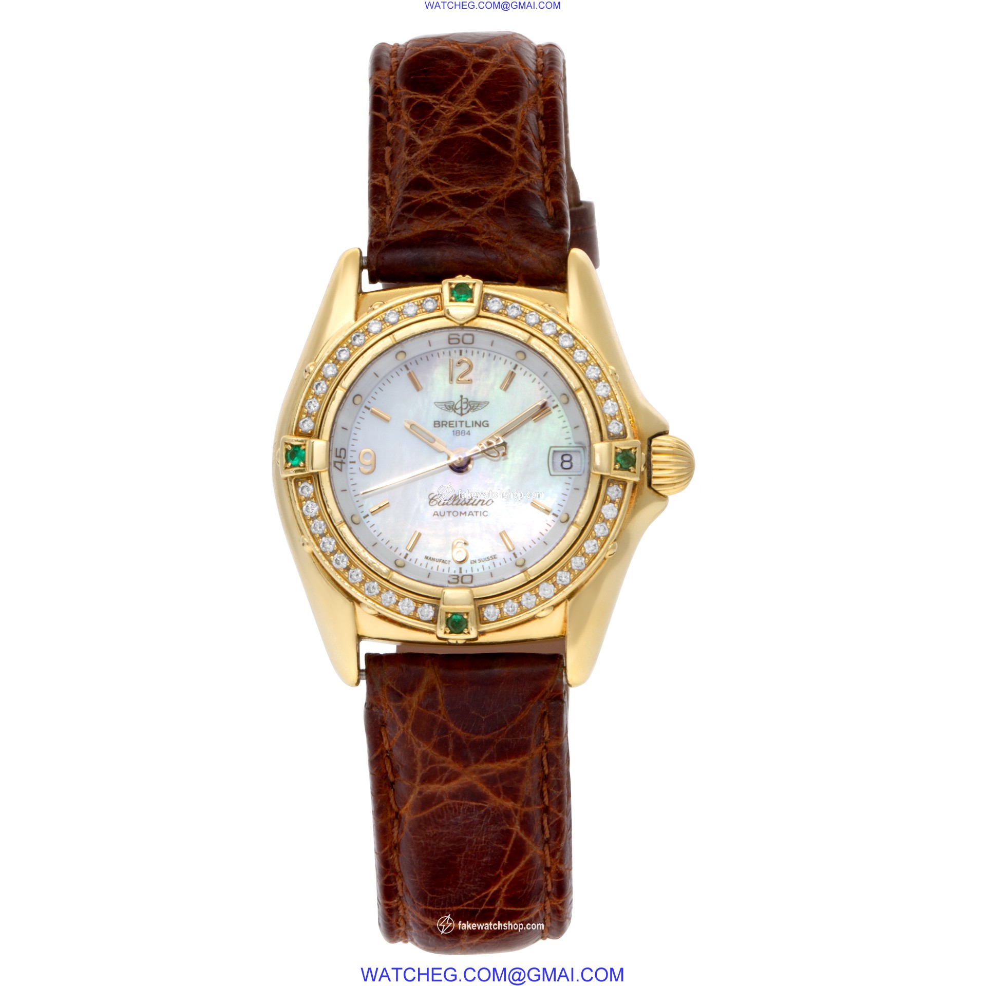 Breitling k31043 Callistino Automatic Female 18k yellow gold 2