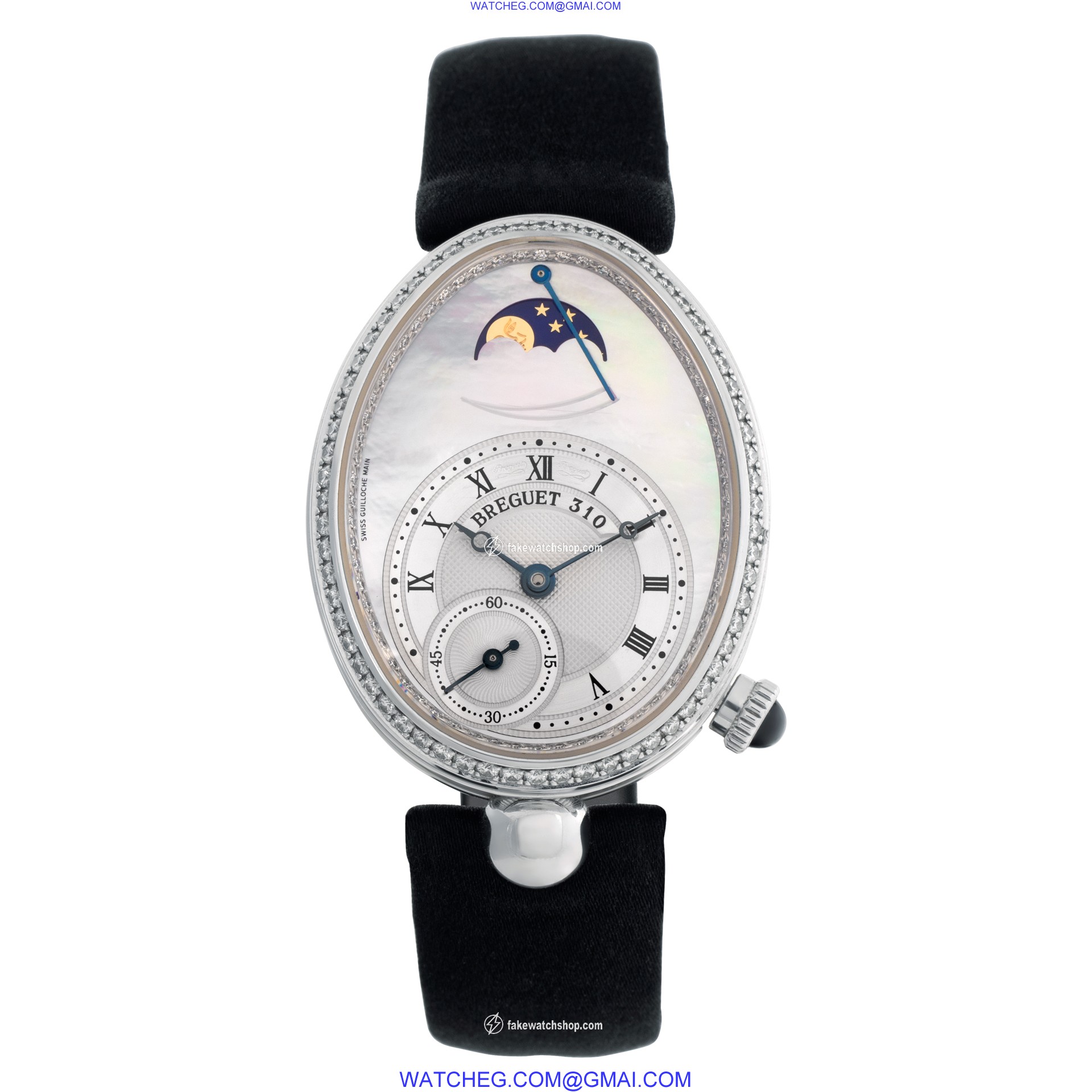 Breguet 8908BBV2864D00D Reine De Naples Automatic Female 18k White Gold 2