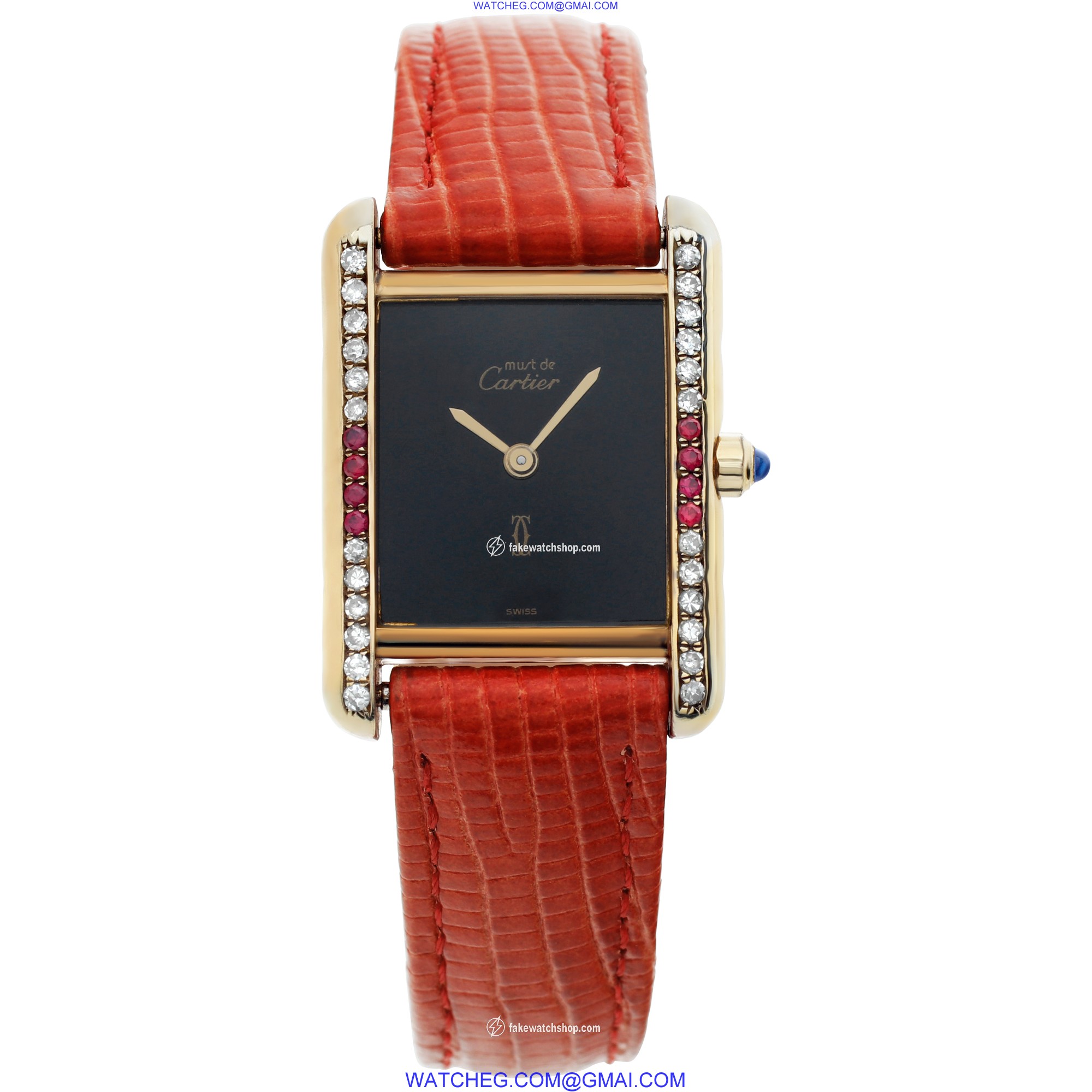 Cartier 388001 Tank Quartz Female Gold Fill 2