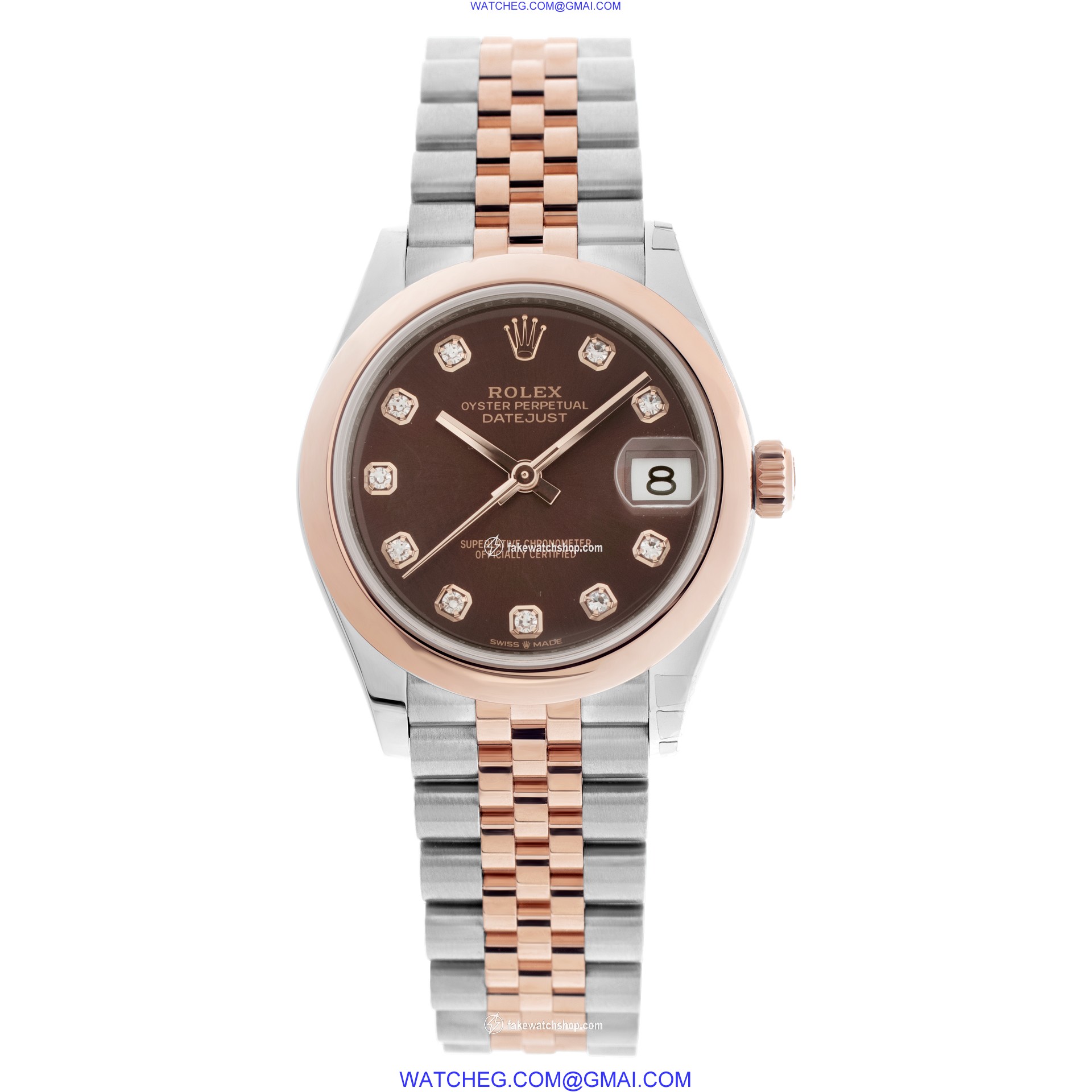 Rolex 278241 Datejust Automatic Female 18k rose gold & stainless steel 2