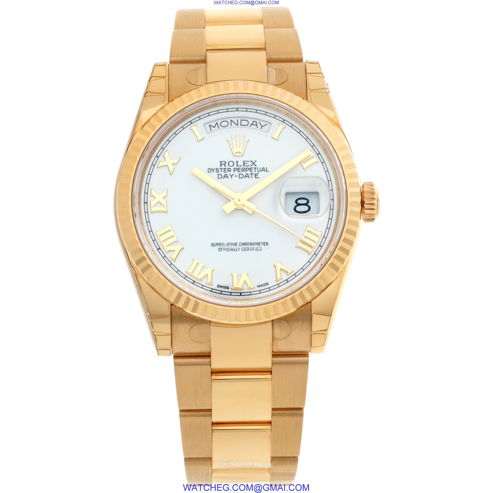 Rolex 118238 Day-Date Automatic Unisex 18k yellow gold 2
