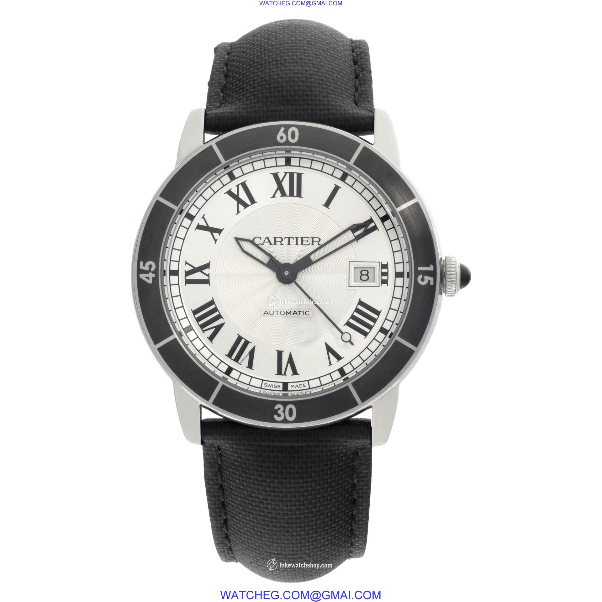 Cartier wsrn0003 Ronde Croisiere Automatic Unisex Stainless Steel 2
