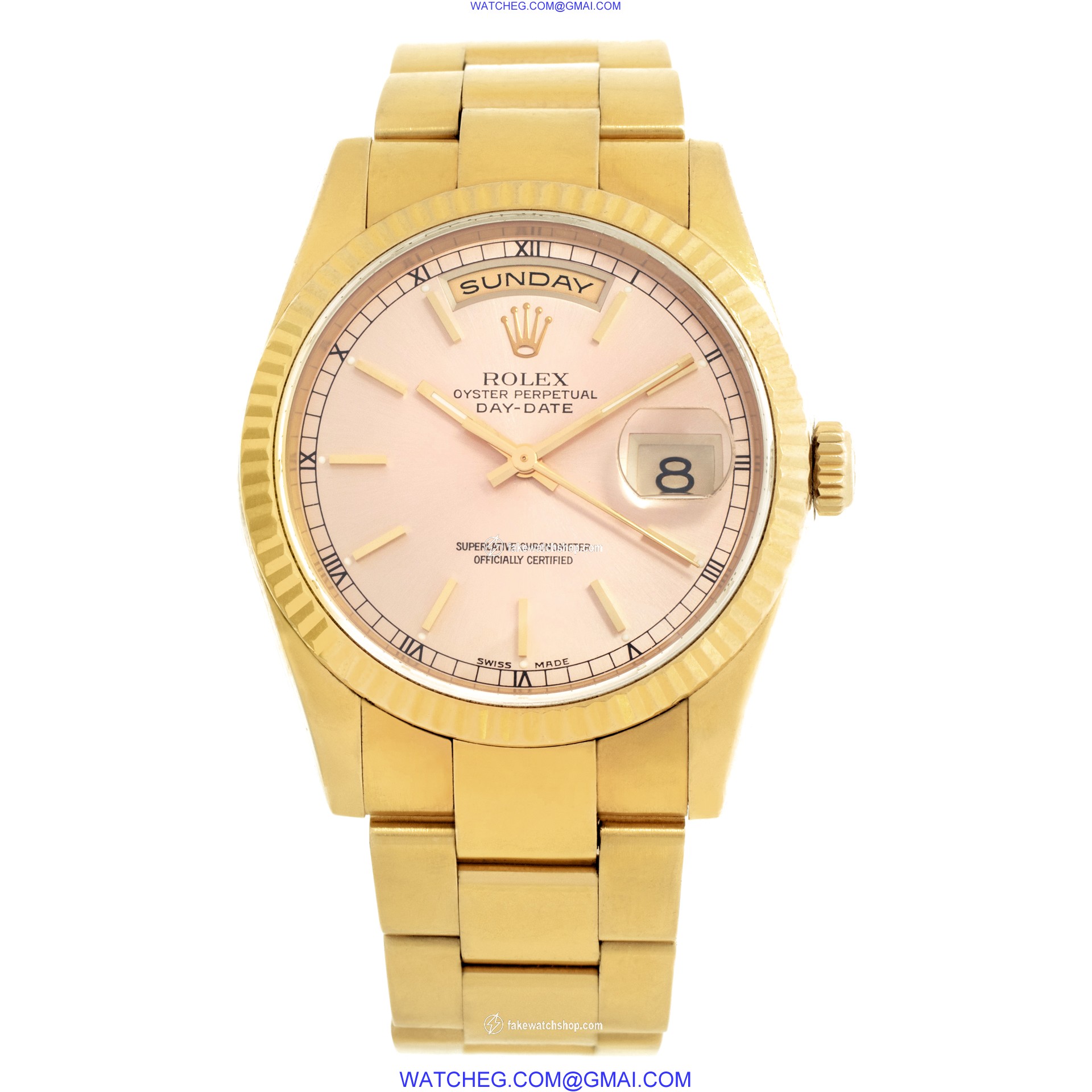 Rolex 118238 Day-Date Automatic Male 18k yellow gold 2