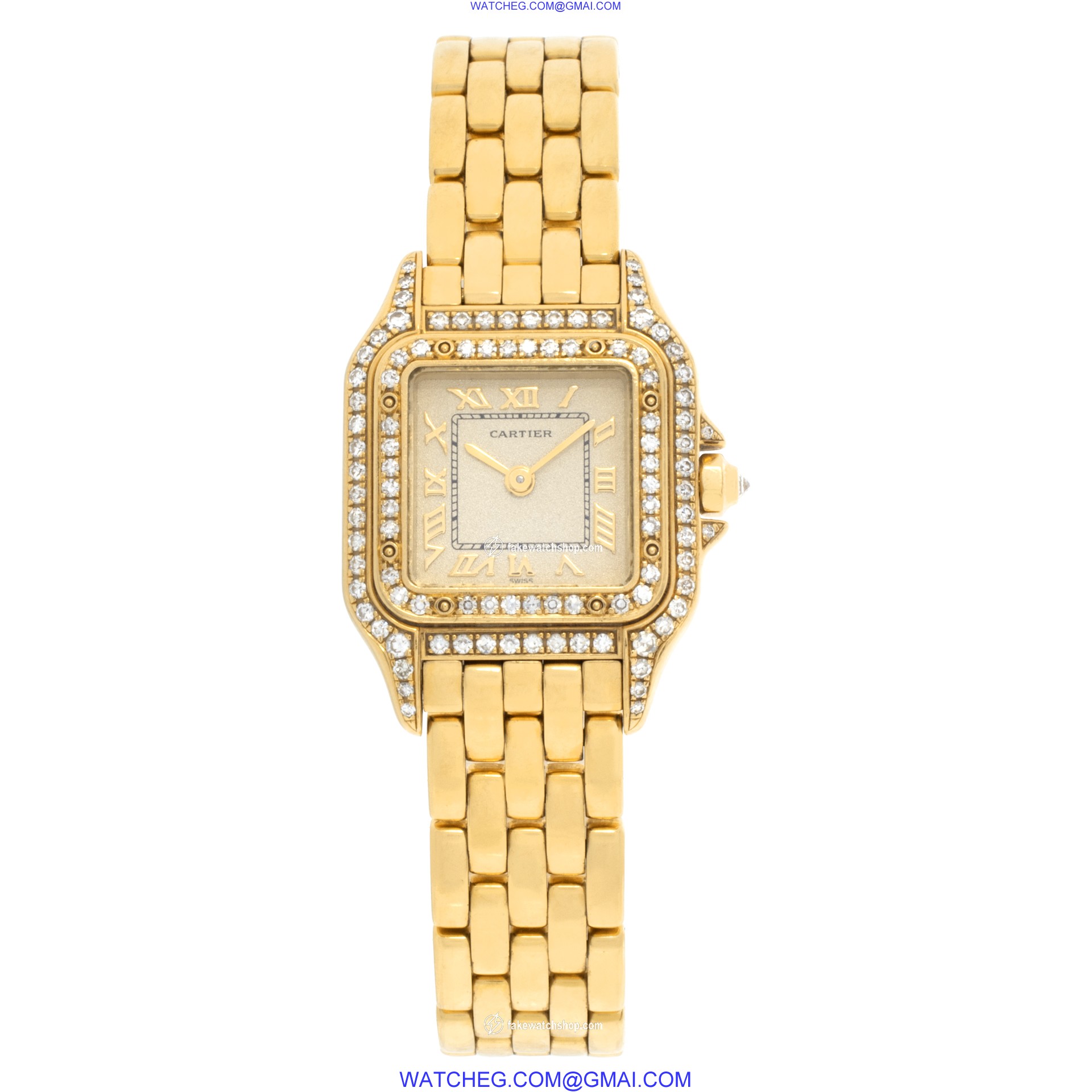 Cartier WF3072B9 Panthere Quartz Female 18k yellow gold 2