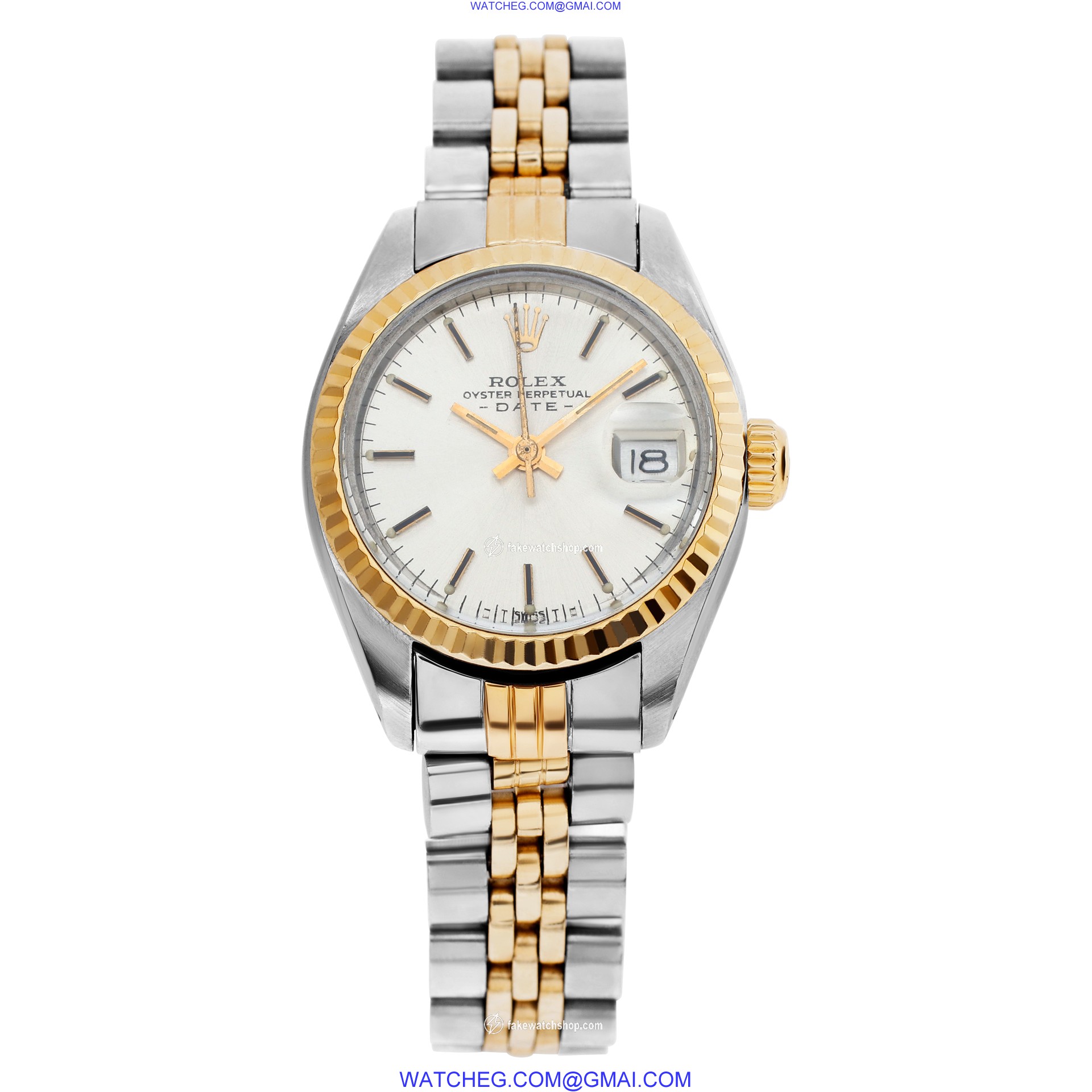 Rolex 6917 Date Automatic Female 14k gold & Stainless Steel 2