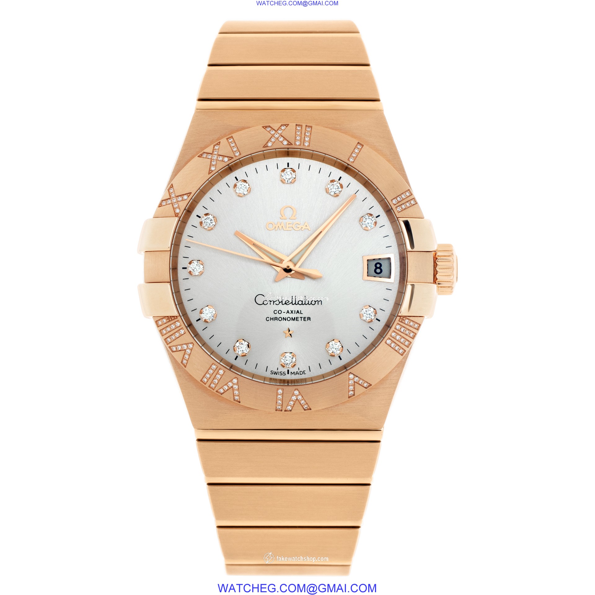Omega 123.55.38.21.52.007 Constellation Automatic Unisex 18k yellow gold 2