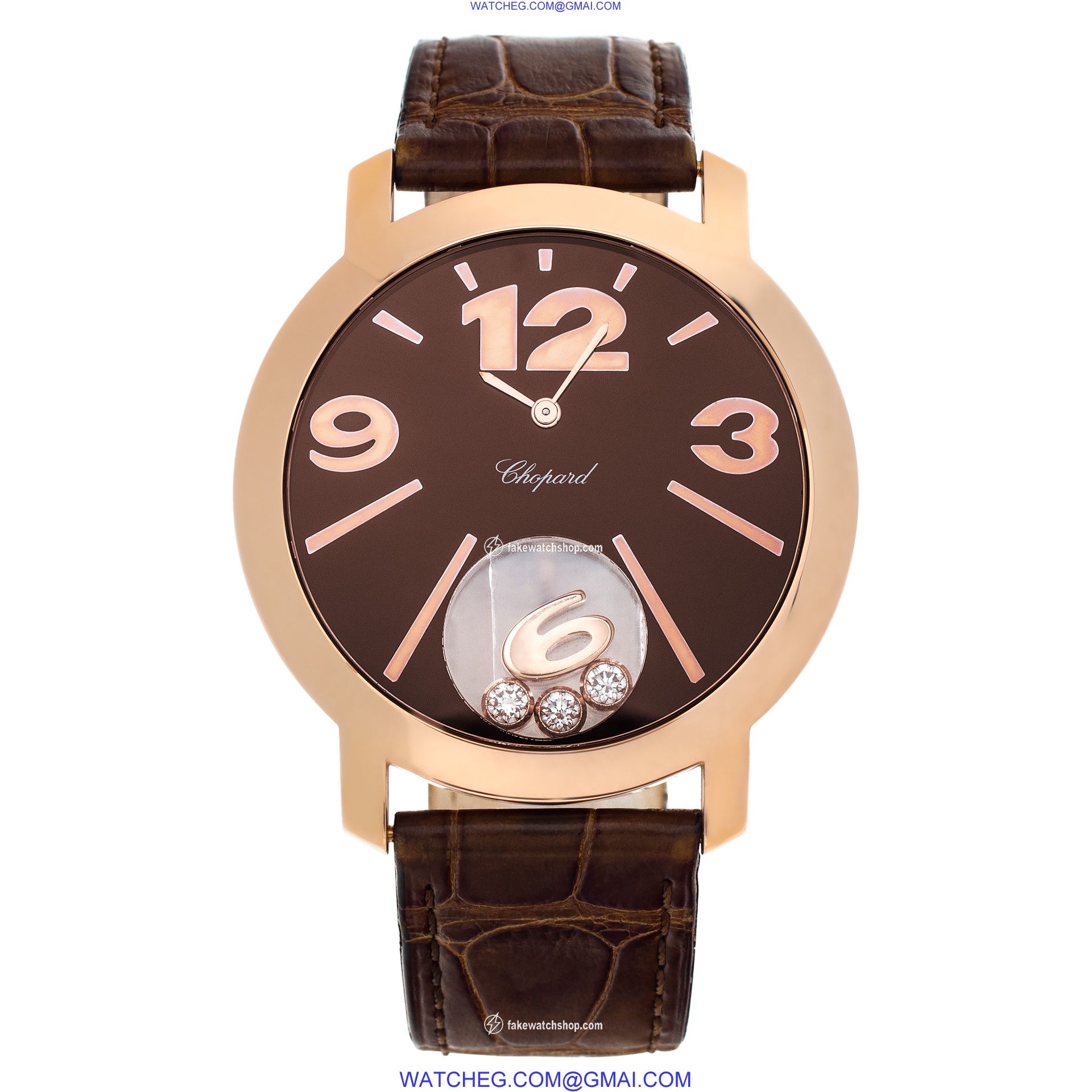 Chopard 4176 Happy Diamond Quartz Unisex 18k rose gold 2