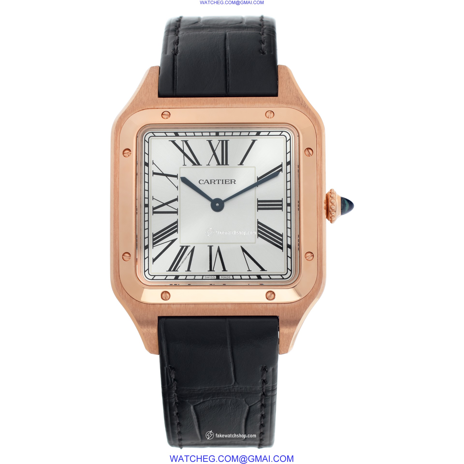 Cartier wgsa0032 Santos Dumont Manual Male 18k rose gold 2