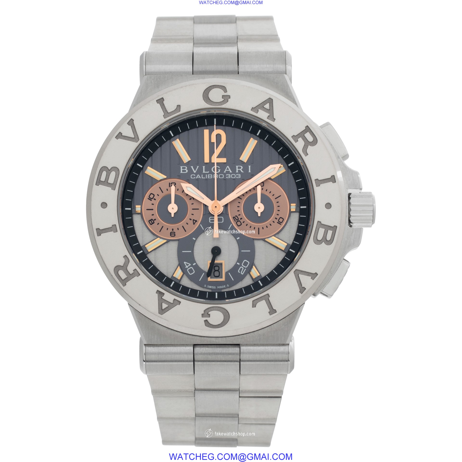 Bvlgari DG 42 SWG CH Diagono Automatic Male Stainless Steel 2