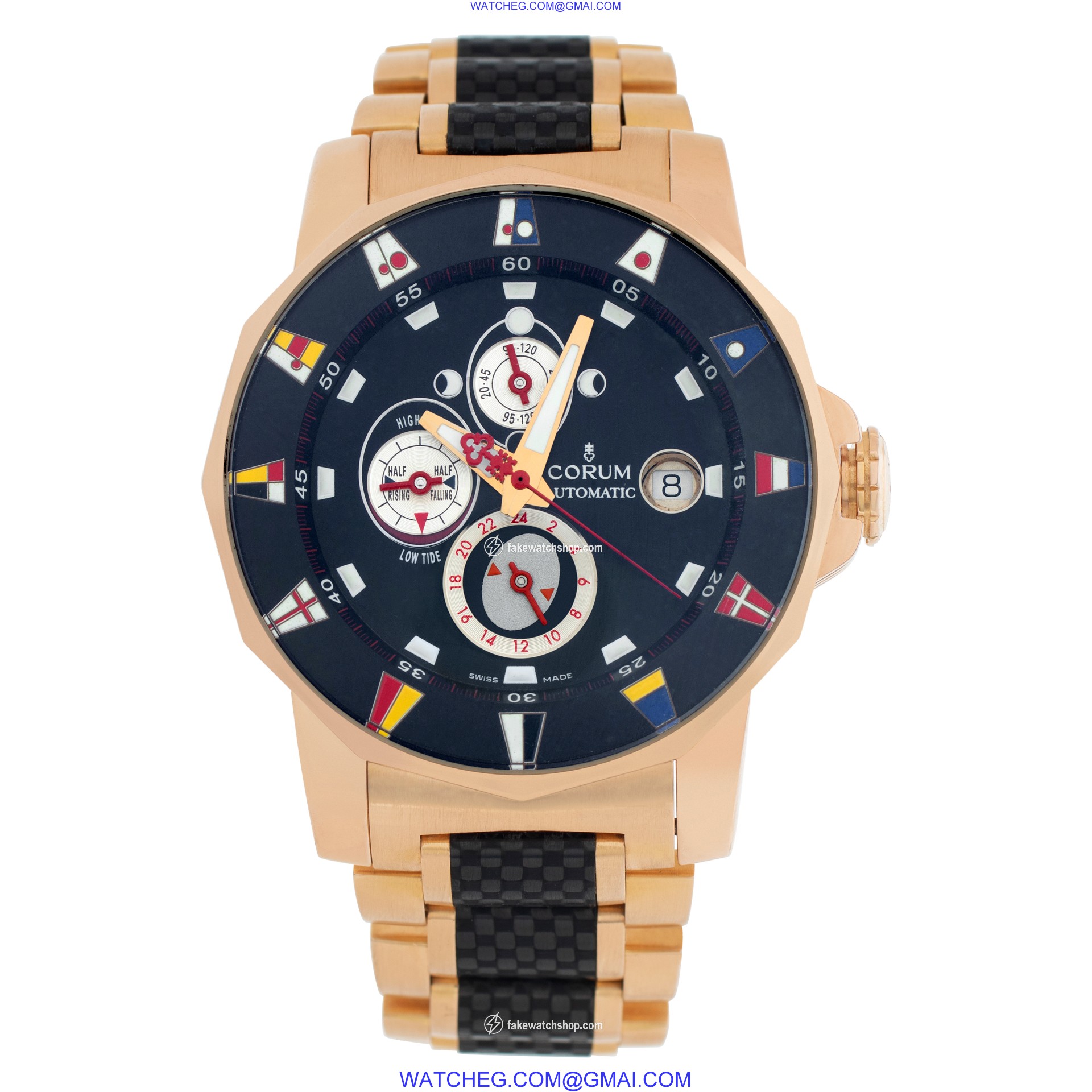 Corum 60223.01578 Admirals Cup Automatic Male 18K Rose gold & Carbon 2