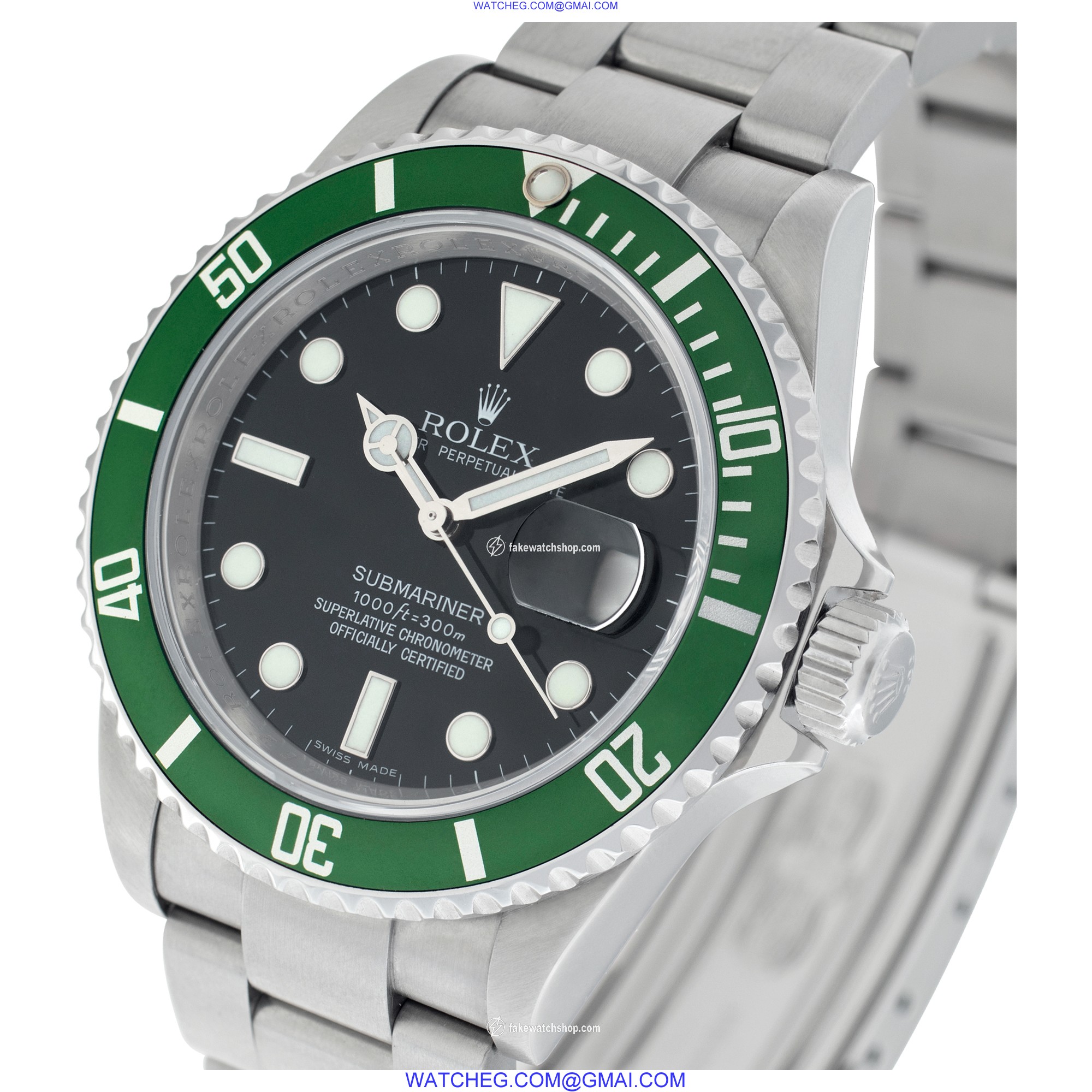 Rolex 16610lv Submariner Kermit Automatic Male Stainless Steel 2