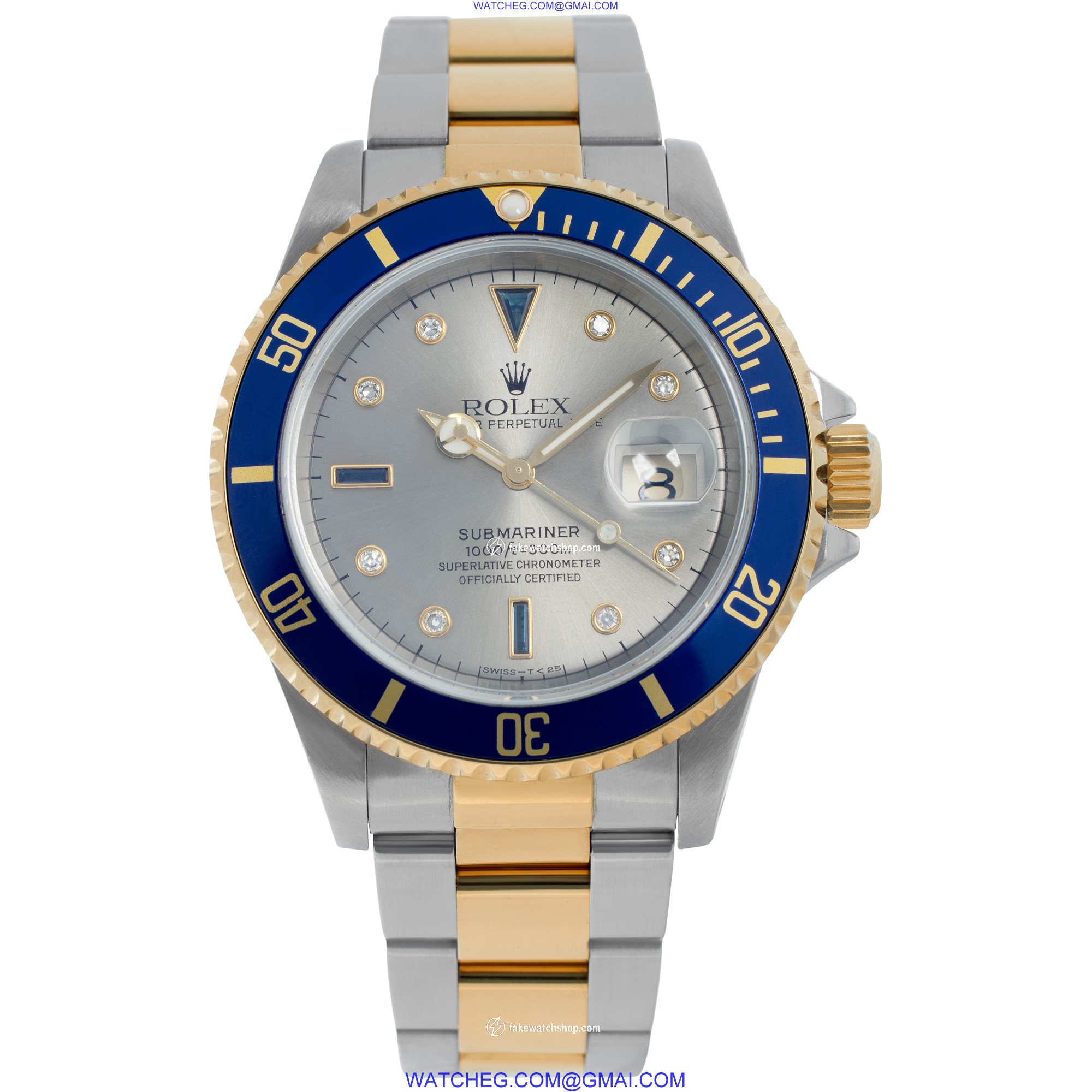 Rolex 16613 Submariner Automatic Unisex 18k gold & Stainless Steel 2