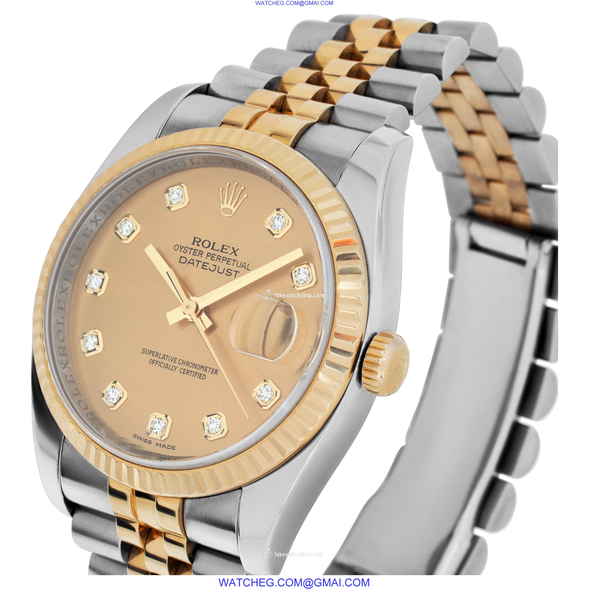 Rolex 116233 Datejust Automatic Unisex 18k gold & Stainless Steel 2