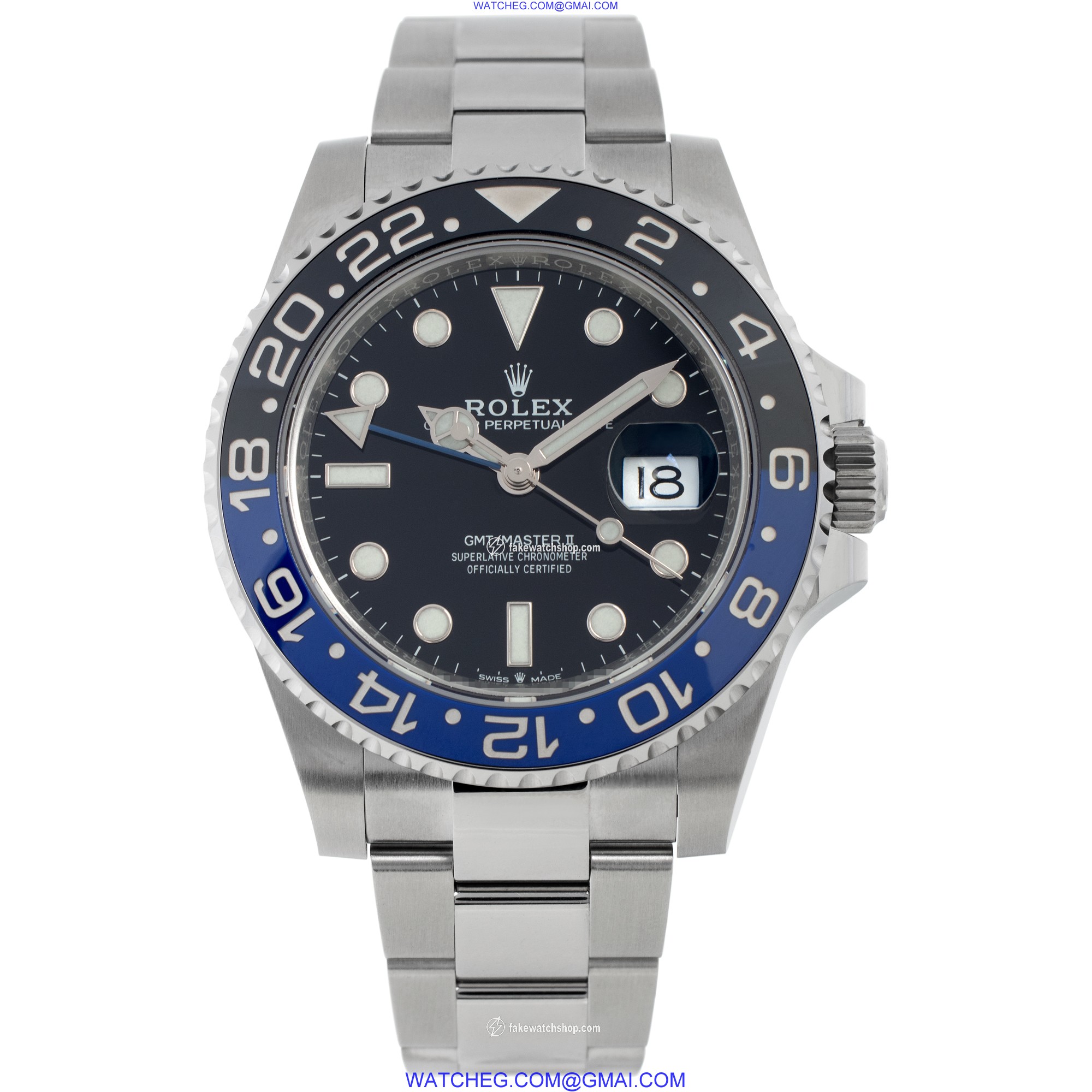 Rolex 126710 GMT Master II Batman Automatic Unisex Stainless Steel 2