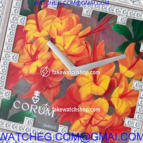 Corum 138.182.69 Buckingham Quartz Female 18k White Gold 3
