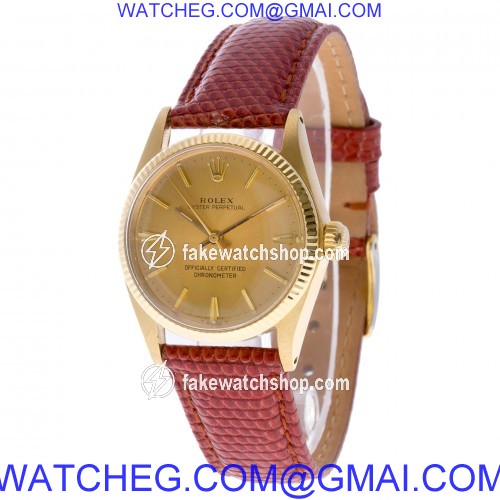 Rolex 6551 Oyster Perpetual Automatic Unisex 14k yellow gold 3