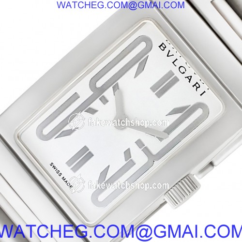 Bvlgari rt 39 s Rettangolo Quartz Female Stainless Steel 3