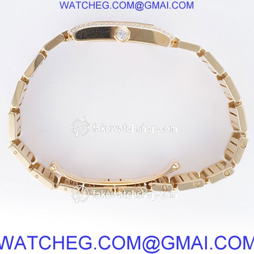 Cartier CRWE1001R8 Tank Francaise Quartz Unisex 18k yellow gold 3