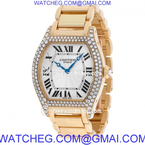 Cartier Cartier 2559 Tortue Manual Unisex 18k yellow gold 3