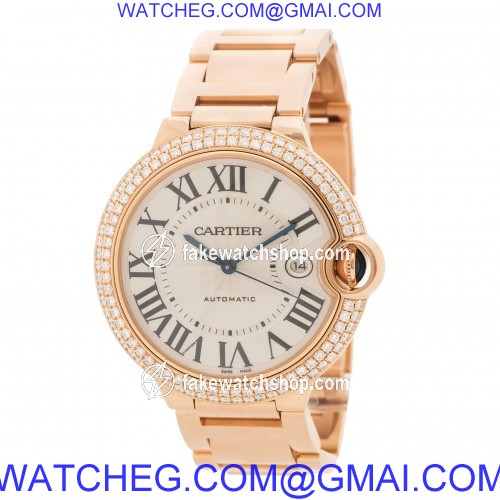 Cartier WE9008Z3 Ballon Bleu Automatic Male 18k rose gold 3