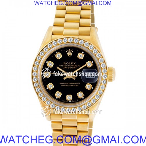 Rolex 69178 Datejust Automatic Female 18k yellow gold 3