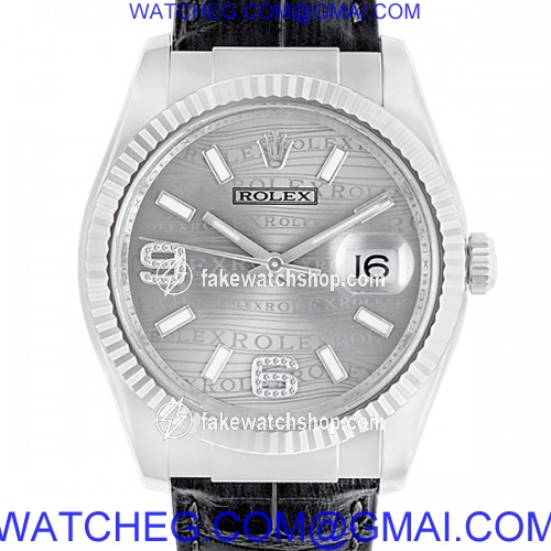 Rolex 116139 Datejust Automatic Male 18k White Gold 3
