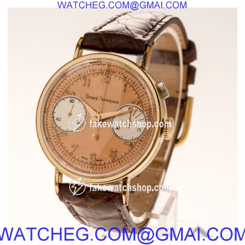 Girard Perregaux Vintage Chronograph Manual Male Gold Fill 3