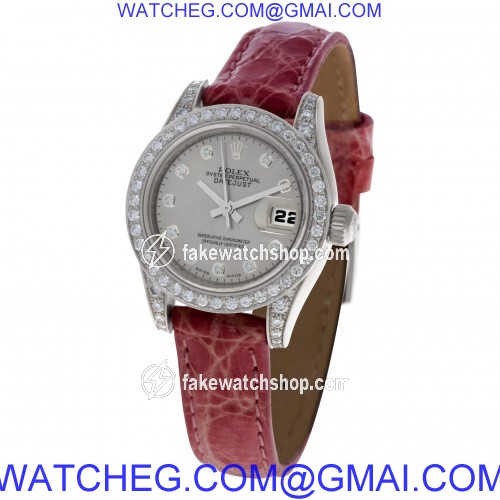 Rolex 179239 Datejust Automatic Female 18k White Gold 3