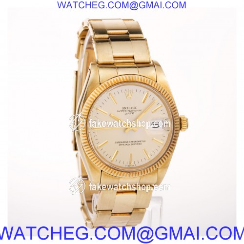 Rolex 1503 Date Automatic Male 14k yellow gold 3