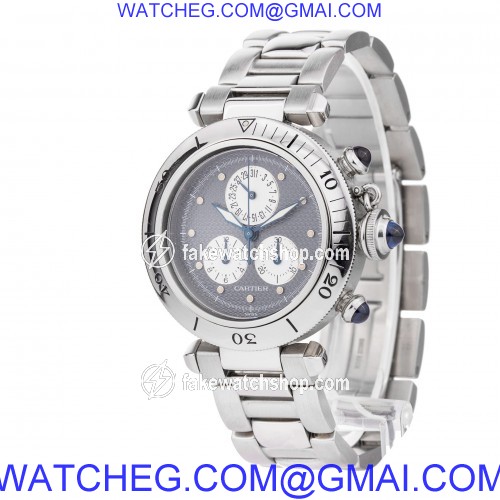 Cartier 1352 1 Pasha Quartz Unisex Stainless Steel 3