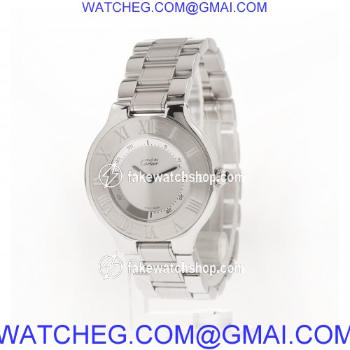 Cartier 1330 Must 21 Quartz Unisex Stainless Steel 3