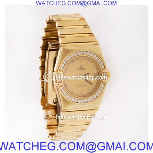 Omega Omega 3061 Constellation Quartz Female 18k yellow gold 3