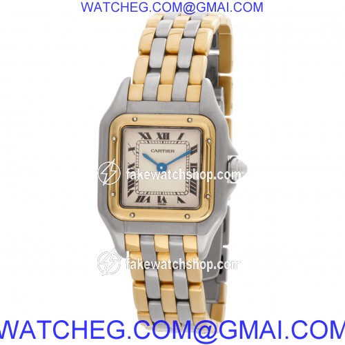 Cartier W25028B Panthere Quartz Female Stainless Steel 3