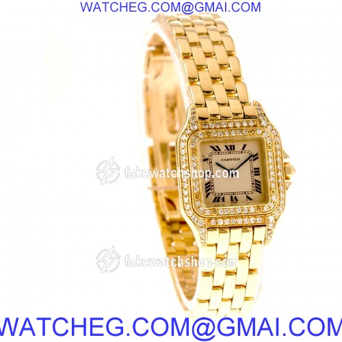 Cartier Cartier 2377 Panthere Quartz Female 18k yellow gold 3