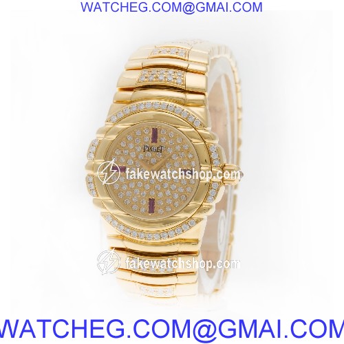 Piaget 16035 M 404 D Tanagra Quartz Female 18k Yellow Gold 3