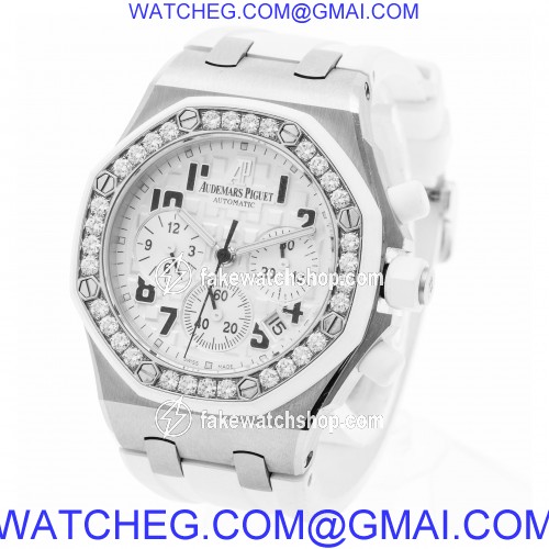 Audemars Piguet 26048SK.ZZ.D010CA.01 Royal Oak Offshore Automatic Female Stainless Steel 3