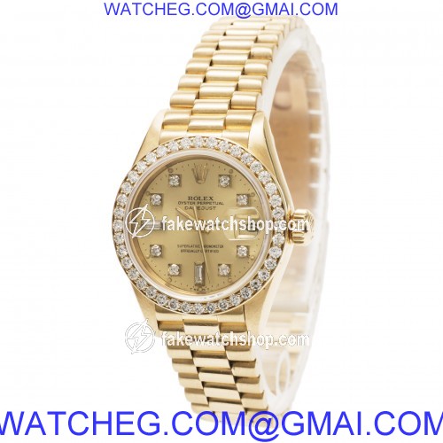 Rolex 69178 Datejust Automatic Female 18k yellow gold 3
