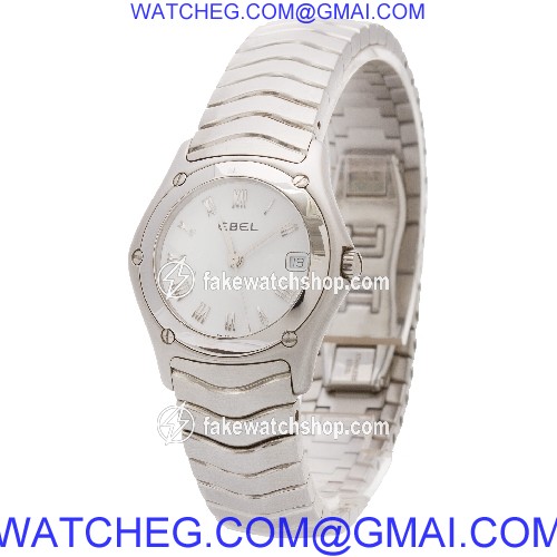Ebel 9087F21 Classic Wave Quartz Female Stainless Steel 3
