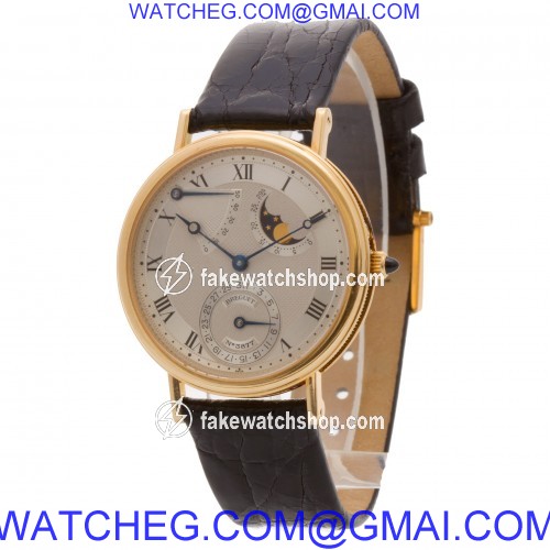 Breguet 3130 Power Reserve Manual Male 18k yellow gold 3