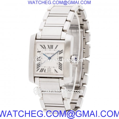 Cartier W51002Q3 Tank Francaise Automatic Male Stainless Steel 3