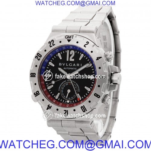 Bvlgari GMT 40 S Diagono Automatic Male Stainless Steel 3