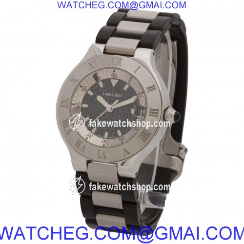 Cartier W10147U2 Autoscaph Automatic Male Stainless Steel 3