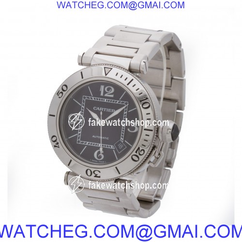 Cartier w31080m7 Pasha Seatimer Automatic Male Stainless Steel 3