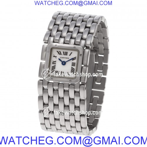 Cartier 2420 Ruban Quartz Female Stainless Steel 3