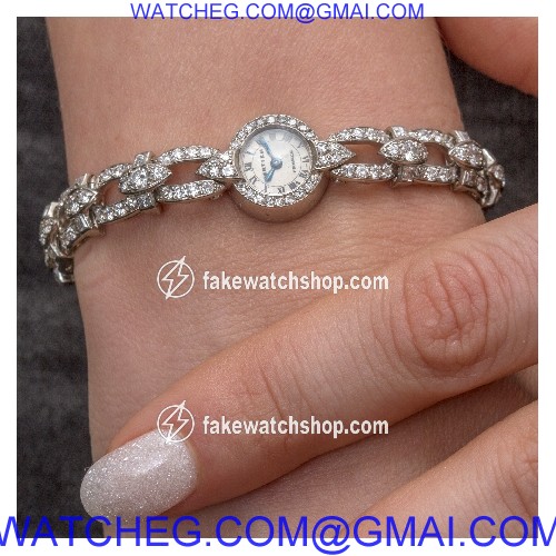 Cartier 92826 Cocktail Manual Female Platinum 3