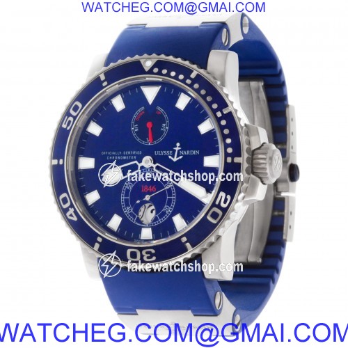 Ulysse Nardin 260-32-3A Maxi Marine Automatic Male 18k White Gold 3